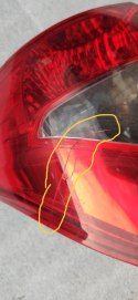 Lampa lewy tył AIXAM City Coupe Crossover 2010 - 2016 USZKODZONA