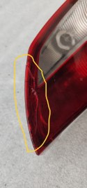 Lampa parawa tył w klape AIXAM City Crossline Coupe 2016-2023 USZKODZONA