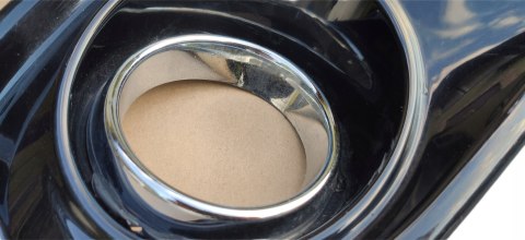 Nakładka halogen lewa LIGIER JS50 z chromem oryginał
