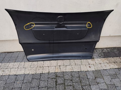 Poszycie zewnetrzne klapa tył AIXAM S8 City Coupe Crossline Crossover
